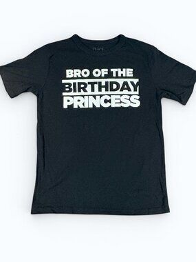 Children's Place Boys "Bro of the Birthday Princess" T-shirt Size 7-8(SKU: 160B)